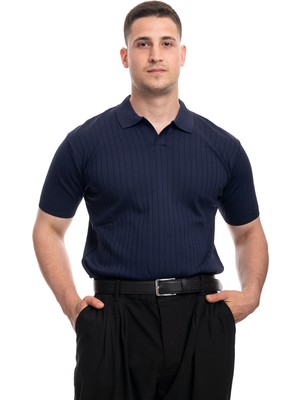 Kliff Erkek Fitilli Polo Yaka Triko