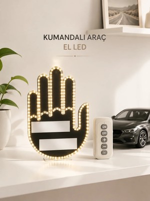 Marsilyan Aracınız Için Eğlenceli ve Güvenli Iletişim: LED Jest Lambası, Uzaktan Kumandalı, Kolay Mo