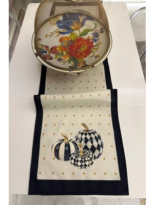Empressco 40X140CM Dokuma Tüyü Kumaş Masa Örtüsü, Leke Tutmaz ve Yıkanabilir