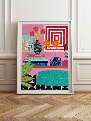 Empressco Şık Ahşap Çerçeveli Tek Parça Poster Tablo TK/1062