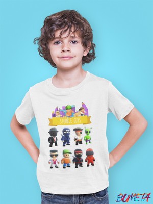Empressco Stumble Guys All Karakter Çocuk Tişört T-Shirt - Fiyatı, Yorumları