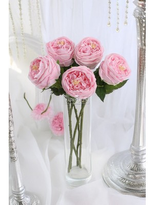 Empressco Yapay Lüx Islak Şakayık, 45 Cm, Pembe, Şık ve Kaliteli Dekorasyon Parçası