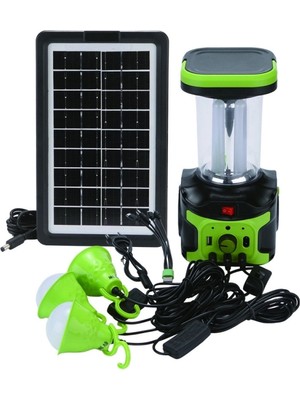 Marsilyan Gold Silver GS-906 Bluetooth Radyo USB Güneş Paneli Dahil Solar Enerjili Şarjlı Spot Fener