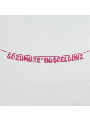 TKÇ Sözümüze Hoşgeldiniz Keçe Yazı