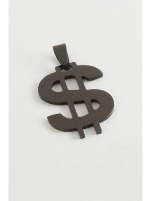 Dolar Çelik Kolye Ucu 3 cm