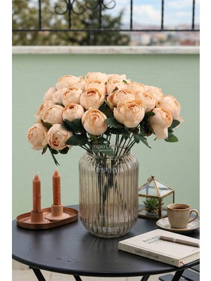 Empressco 12'li Şakayık Demeti, 35 Cm, Canlı ve Şık Yapay Çiçek Seti
