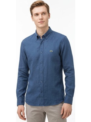 Lacoste Regular Fit Keten Gömlek