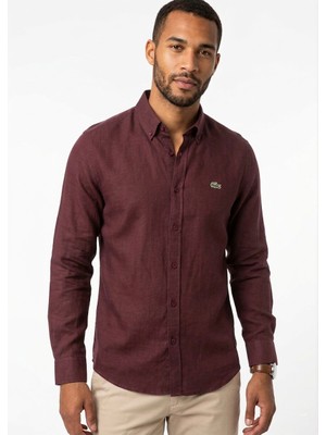 Lacoste Regular Fit Keten Gömlek