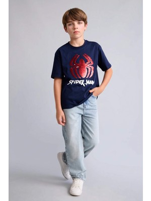 DeFacto Loose Fit Düz Paça Açık Mavi Jean Pantolon Erkek Çocuk H2152A826AU