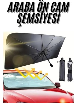 Tri Stax Ön Cam Güneşlik Şemsiye Tüm Araçlar Için Araba Katlanabilir Güneşlik