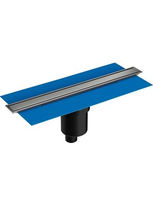 Vitra DK100 Eco-Flow Duş Kanalı Alttan Sifon, 80 Cm, Mat Krom