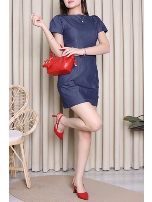 Modi Denim Elbise Mavi - 75061.1347.