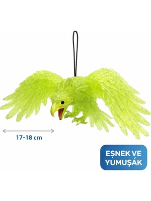 Colezium Asılabilir Lateks Kartal Dekor Süsü Yeşil 17-18 cm