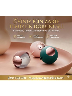 Colezium Taşınabilir Yıkanabilir Giysiler Yapışkan  Topu