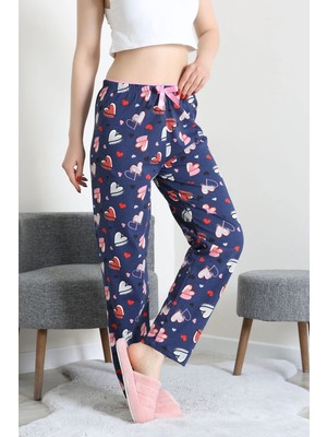Modi Viskon Pijama Altı Lacivertkırmızı - 53587.2145.