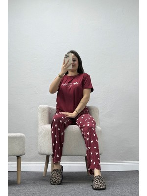 Modi Milan Pijama Takımı Bordo - 53737.1048.