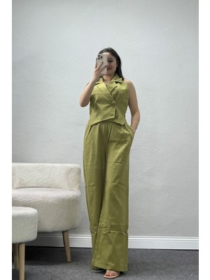 Modi Gabardin Yelekli Takım Haki - 71341.1437.