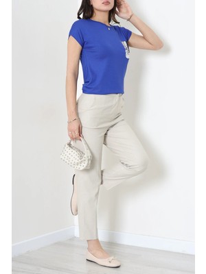 Modi Payet Detaylı Bluz Saks - 44001.599.