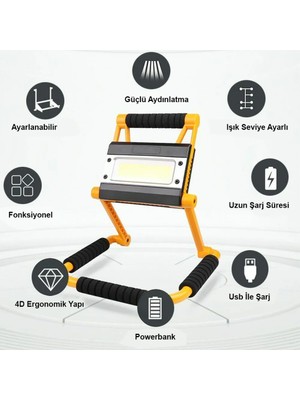 Colezium 1300 Lümen Güçlü Aydınlatma WT-328 Güçlü Fener