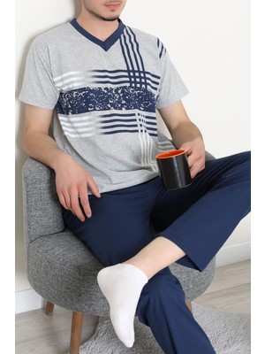 Modi Süprem Erkek Pijama Takımı Lacigri - 42479.1838.