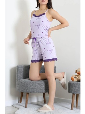 Modi Milan Şortlu Pijama Takımı Lila - 765.1287.