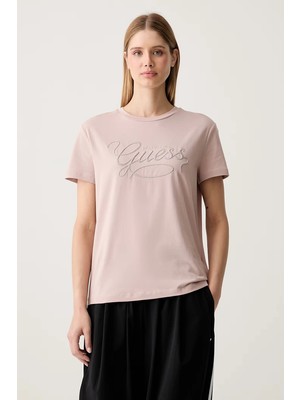 Guess Syrma Kadın Aktif Regular Fit T-Shirt