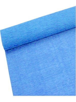 KİKA Çiçekçi Krep Kağıdı Çiçek Paketleme 180GR 2,5m 2,5m Mavi