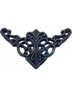 Colezium Dekoratif Köşe Süsü, Köşelik - Küçük, 19X34MM, Eskitme, 100 Adet