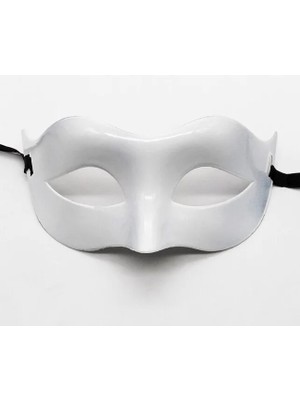 Colezium Beyaz Renk Masquerade Kostüm Partisi Venedik B Maskesi