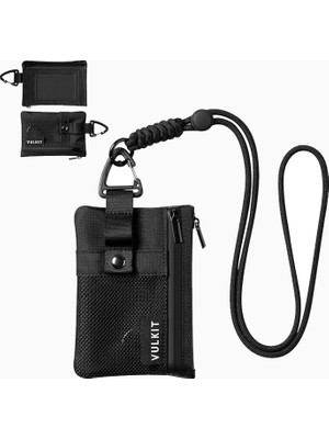 Vulkit Rfıd Korumalı Fermuarlı Minimalist Unisex Cüzdan