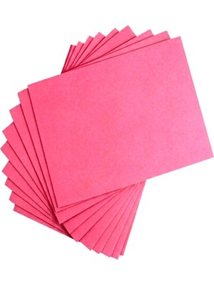 KİKA Renkli Mukavva 25X35CM Pembe - 6 Adet
