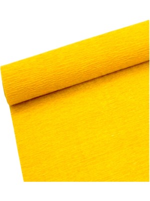 KİKA Çiçekçi Krep Kağıdı Çiçek Paketleme 180GR 2,5m Sarı