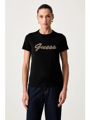 Guess Beads Kadın Regular Fit T-Shirt
