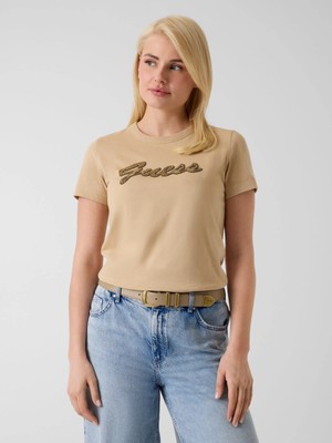 Guess Beads Kadın Regular Fit T-Shirt
