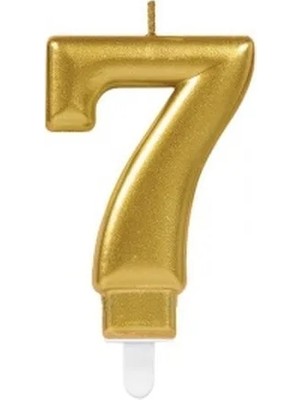 Colezium 7 Rakam Mum Gold Renk