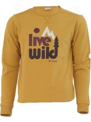 Columbia Live Wild Crew Erkek Sweatshirt