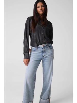 Guess Rayon Kadın Comfort Fit Gömlek