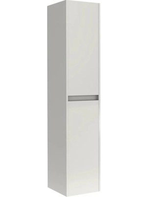 Kale Idea 2.0 40 cm Sepetli Parlak Beyaz Boy Dolabı (Sağ-Sol)