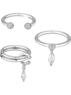 Merano Design Grape Rhodium Yüzük