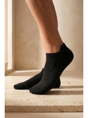 Bony Socks Unisex Sneaker Step Çorap Siyah