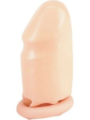 Buççin Online Mağaza 7 cm Dolgulu Uzatmalı Prezervatif Aromalı Masaj Yağı Hediyeli