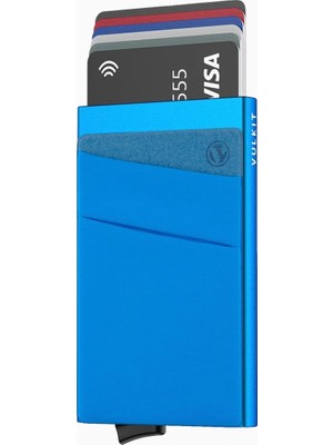 Vulkit Rfıd Korumalı Alüminyum Erkek Kartlık Cüzdan