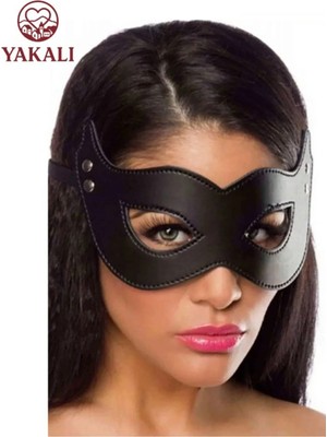 Buççin Online Mağaza Siyah Özel Üretim Peluşlu Maske