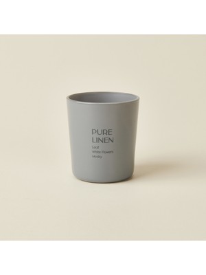 Evidea Deco Pure Linen Bardak Mum - Mavi - 110 gr