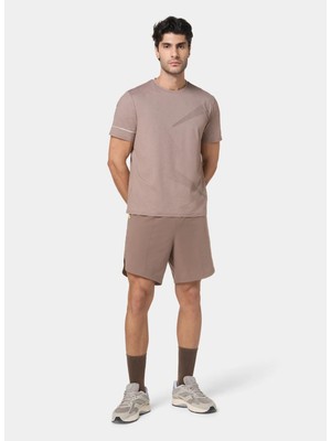 Squatwolf MT060451133 Supernaturals Lightweig Kahverengi Bisiklet Yaka Normal Fit Düz Erkek T-Shirt