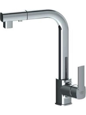 Gpd Pedra Spiralli Eviye Bataryası MES160 Tezgah Üstü Montaj Krom Kaplama 270 mm Yükseklik