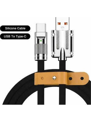 OEM PL-8763 USB To Type-C 6A Hızlı Şarj Data Kablosu 1 Metre