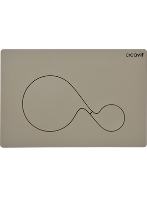 Creavit Sense Mat Cappuccino Boyalı Kumanda Paneli