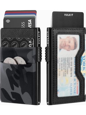 Vulkit Rfıd Korumalı Edc Bölmeli Unisex Kartlık Cüzdan