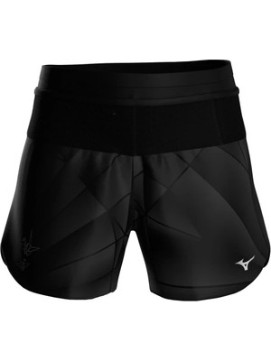 Mizuno Graphic Multi Pocket Kadın Şort Siyah / Desenli